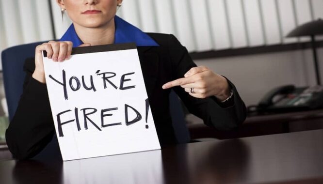 fire an employee
