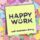 logo happy work podcast