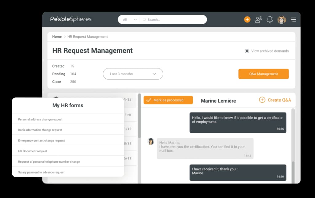hr request