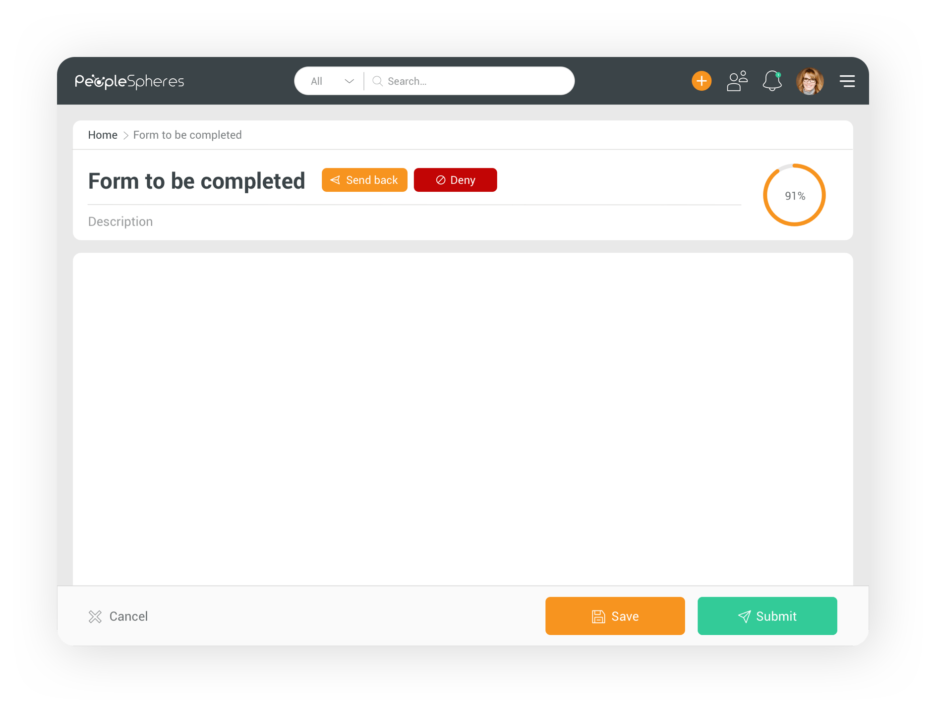 hr workflows-forms to complete