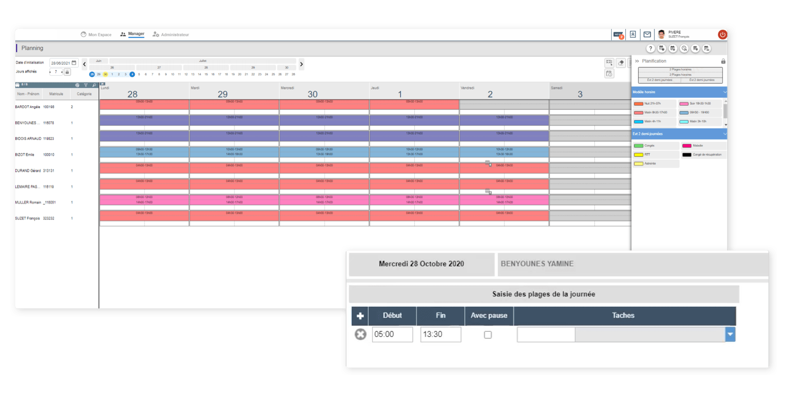 logiciel planning