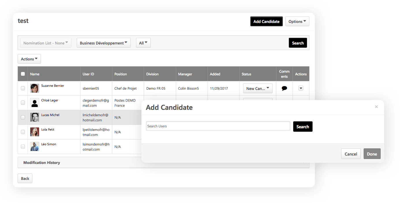 Talent Management Data