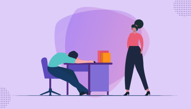 illustration Slow Working peoplespheres