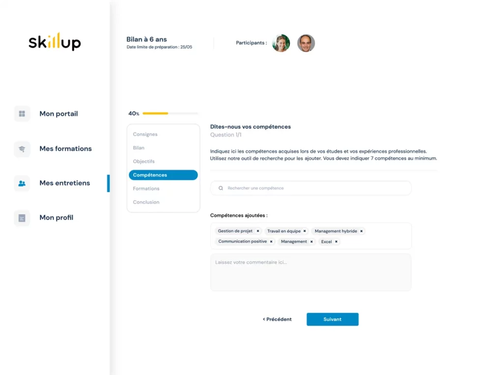 Skillup est dans le store PeopleSpheres dans la catégorie Compétences
